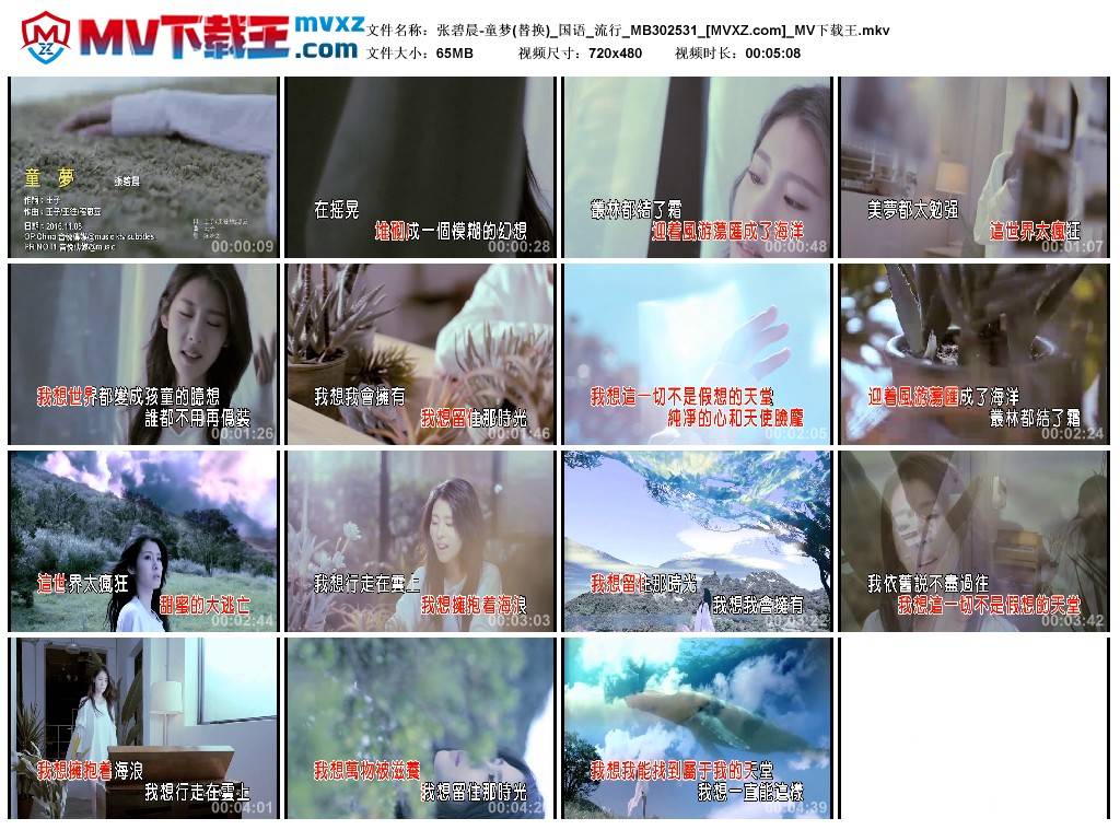 张碧晨-童梦(替换)_国语_流行_MB302531